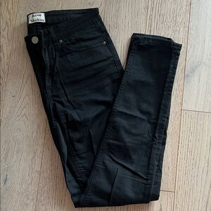 Acne Black Denim Pants